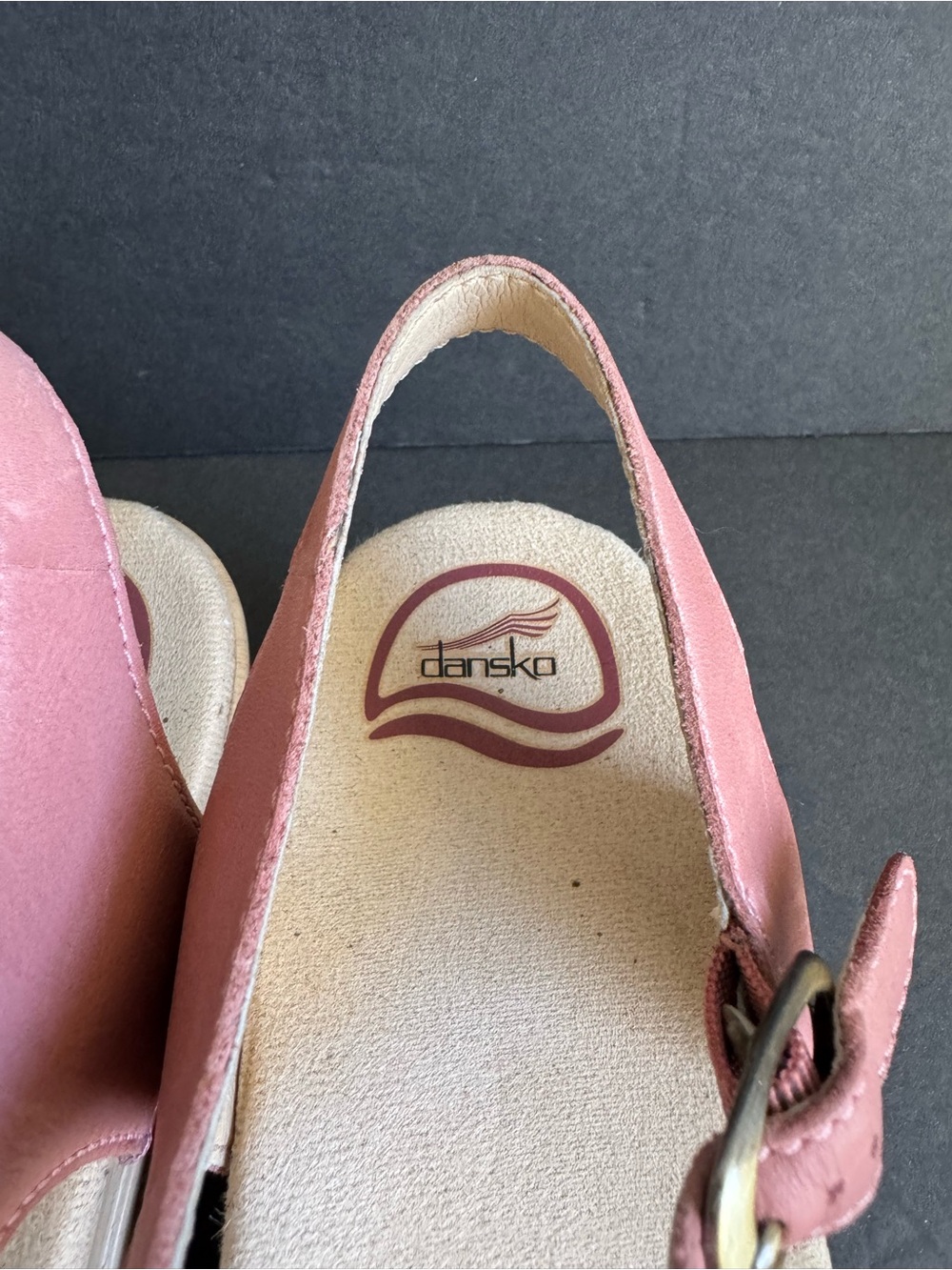 Dansko Sam Clogs Petal Pink Leather Comfort Shoes Womens 42 EUC - Picture 7 of 12